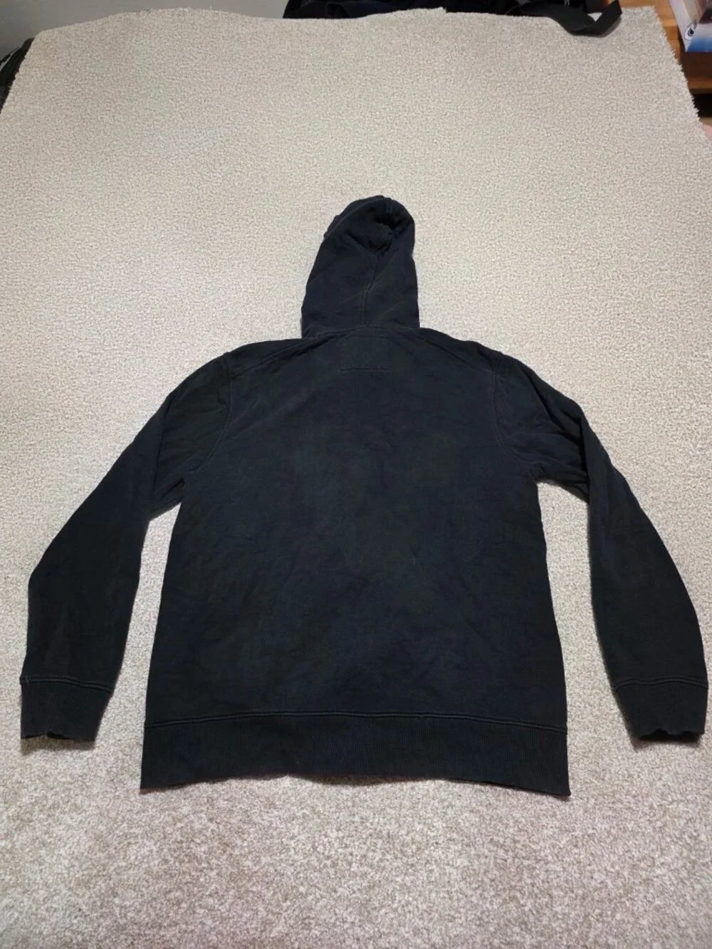 Men’s True Religion Y2K Full Zip Black Streetwear Hoodie Size Medium